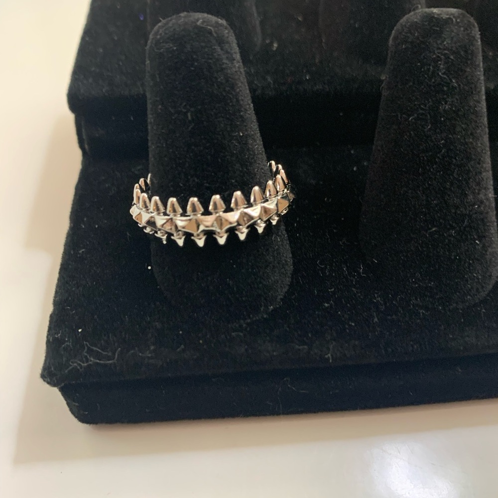 Silver Spike Ring